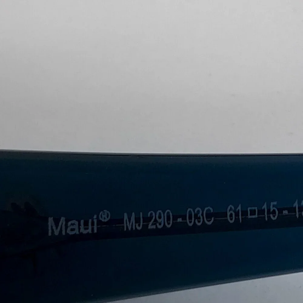 Maui Jim Eyeglasses Frame teal grey MJ 290-03C PIKAKE ME-SG 61 15‎ 135 w/ case